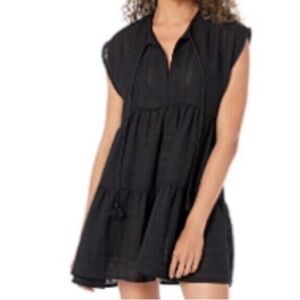 Robin Piccone Michelle Tiered Summer Swim Vacation Boho Cover Up Size Medium